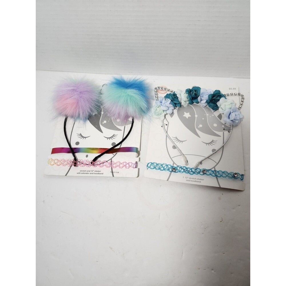 Lot Of 2 Headband Sets.